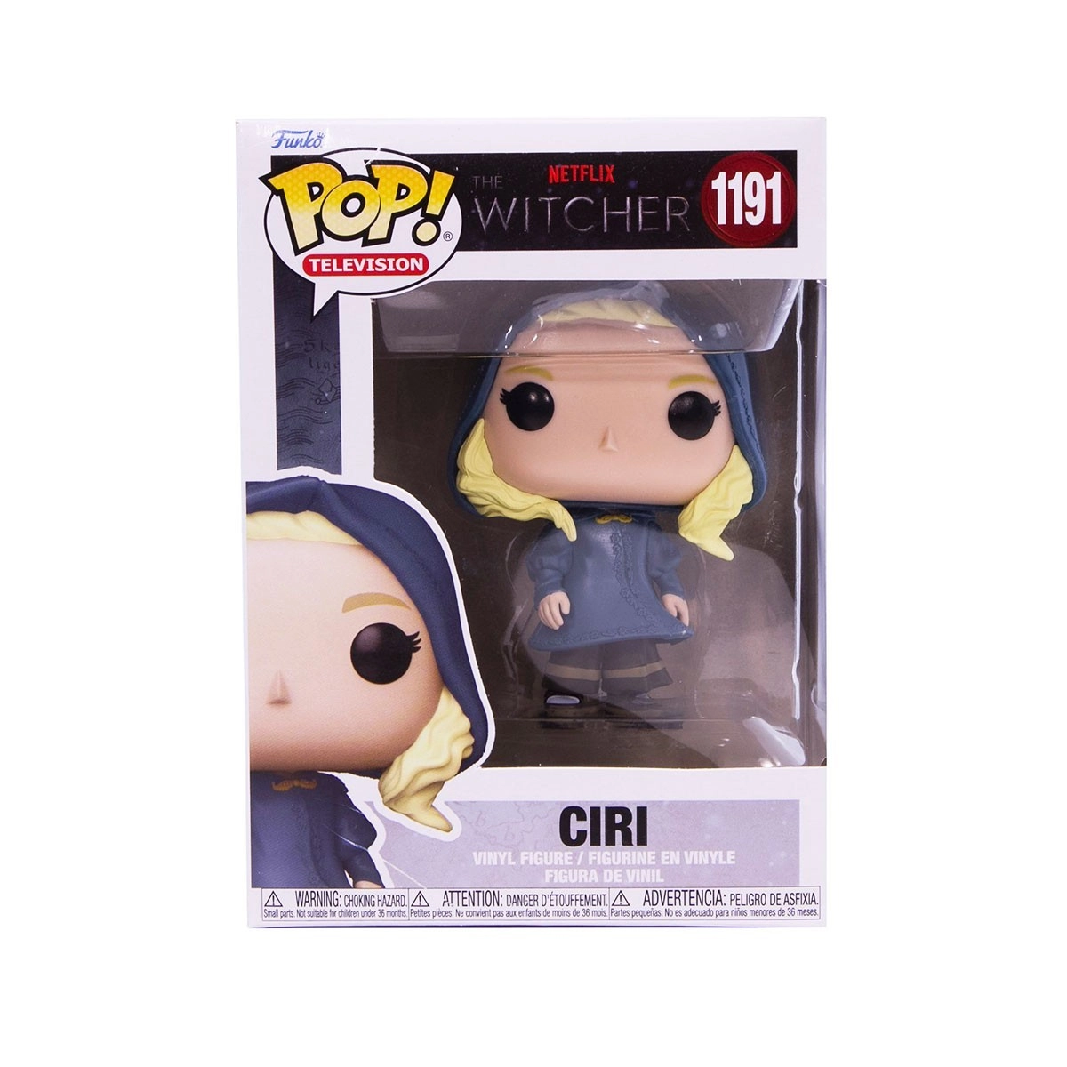 Игровая фигурка FUNKO POP! ЦИРИ (Ciri) The Witcher #1191, бренду Funko - 6 - KUBIX 