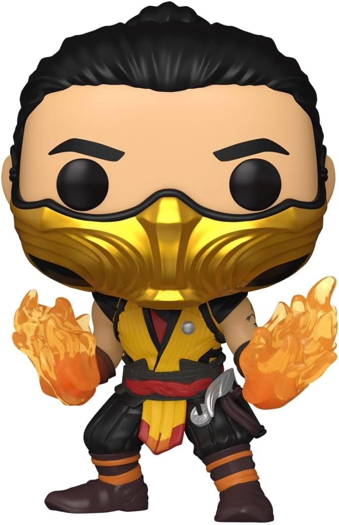 Игровая фигурка Funko POP Скорпион (Scorpion) Mortal Kombat 1: #1021, бренду Funko - 2 - KUBIX 