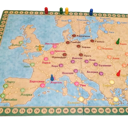 Настольная игра «Галопом по Европам» , бренду Artos games, для 2-4 гравців - 4 - KUBIX 