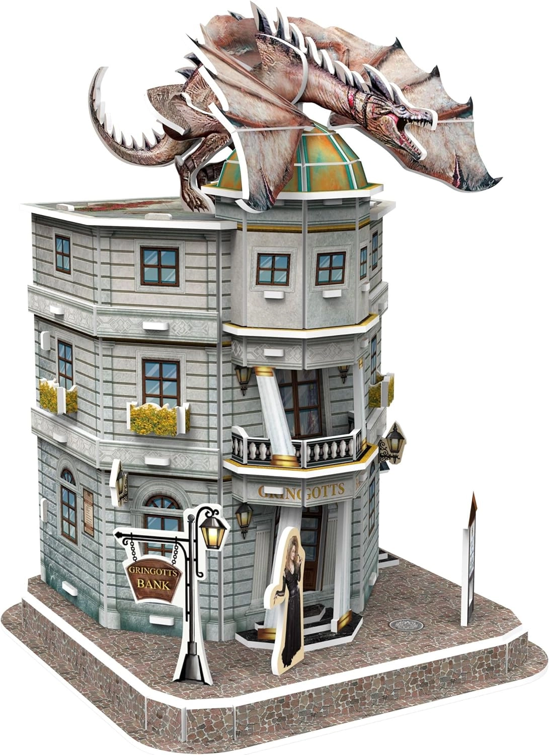 Банк Ґрінґотс Пазл 3D (Gringotts Bank Set 3D puzzle) - 4 - KUBIX 