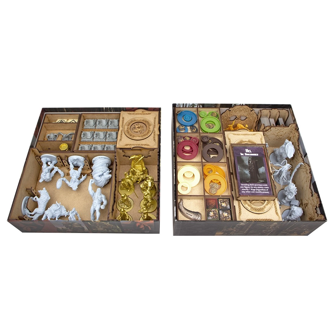 Органайзер для настільної гри Blood Rage + всі доповнення (Blood Rage + all expansion organizer), бренду Tower Rex - KUBIX
