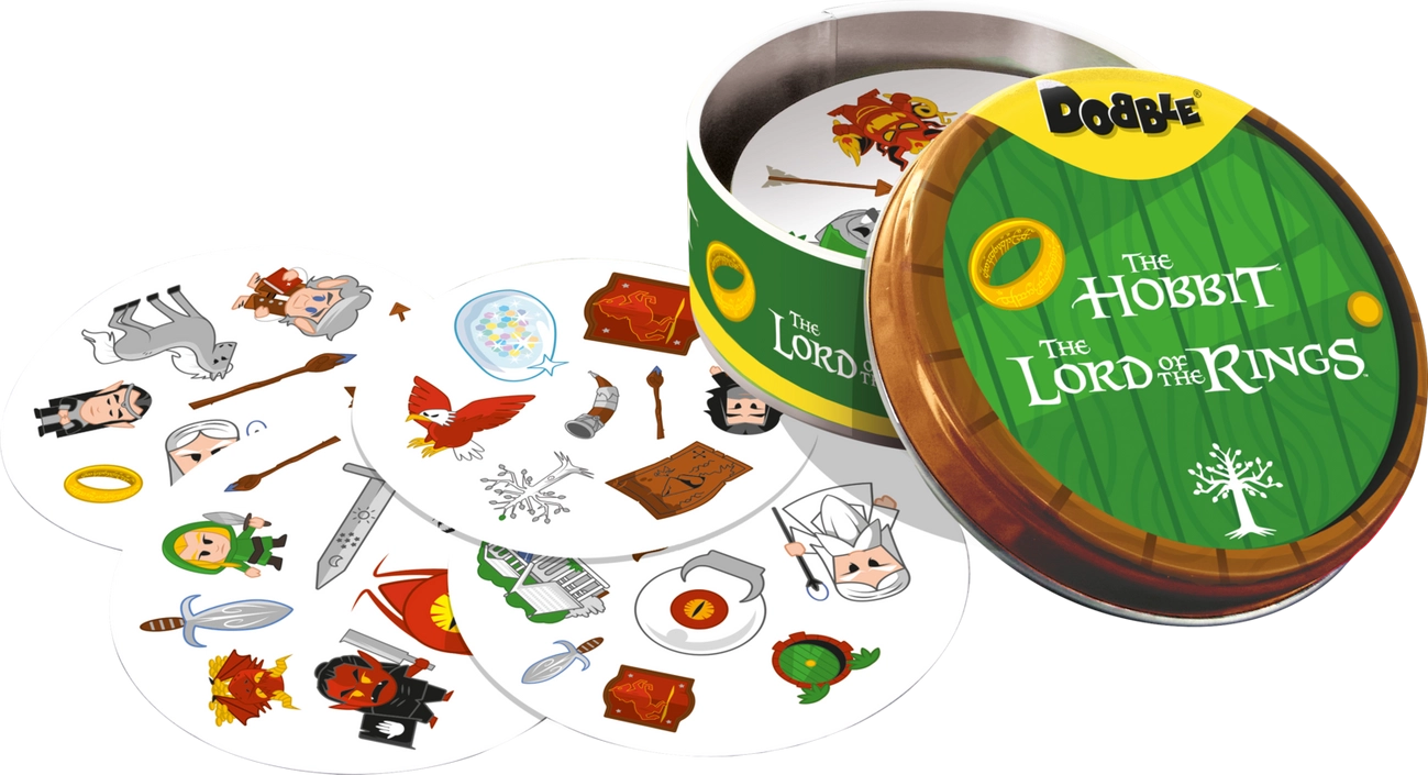 Настільна гра Доббль. Володар Перснів і Гобіт (Dobble: The Lord of the Rings & Hobbit), бренду Geekach Games, для 2-8 гравців, час гри < 30хв. - 6 - KUBIX 