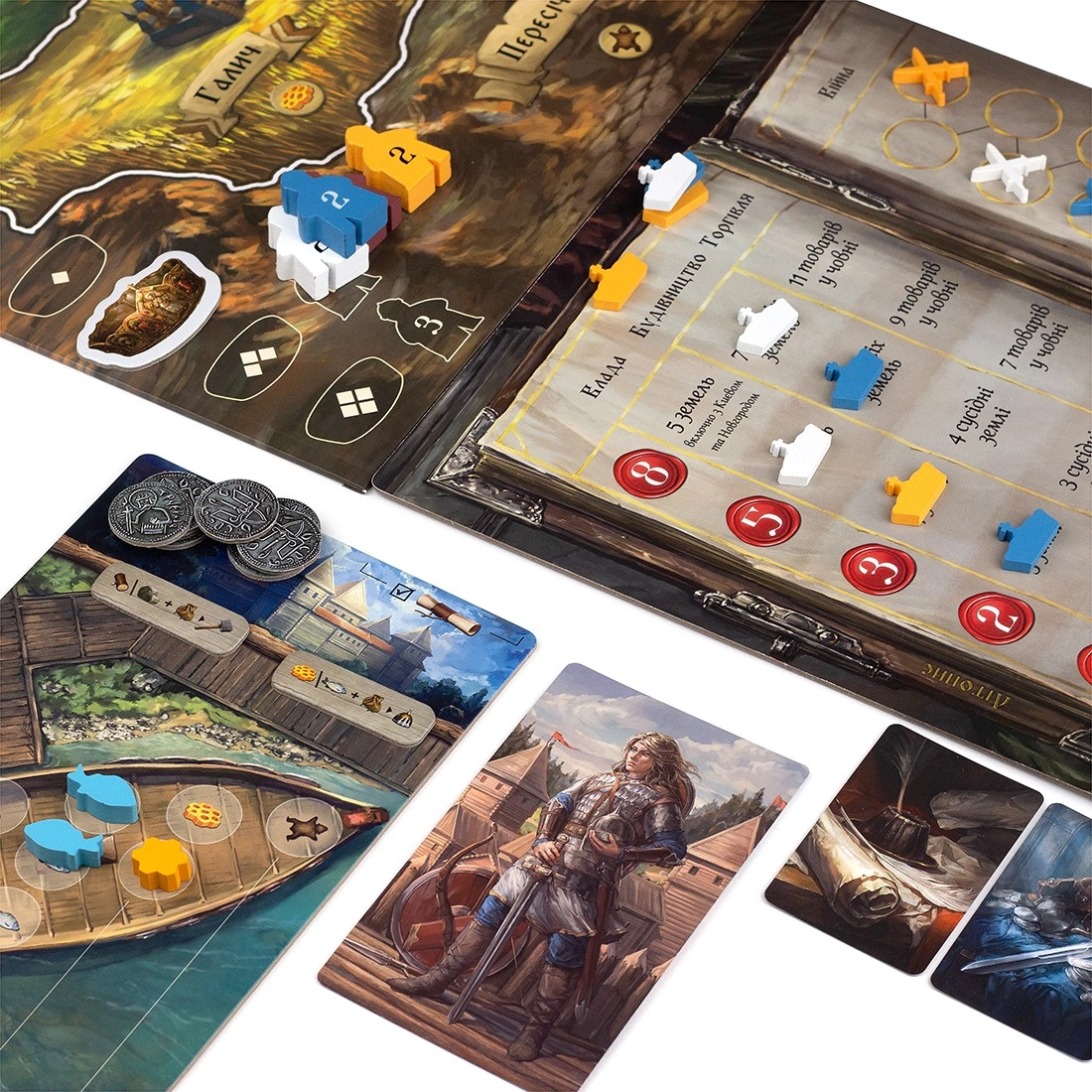 Настольная игра Rurik: Боротьба за Киев (Rurik: Dawn of Kiev), бренду Игромаг, для 1-4 гравців, час гри < 60мин. - 7 - KUBIX 