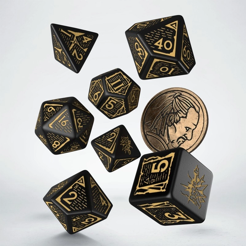 Набор кубиков The Witcher Dice Set. Весемир - Мастер меча - KUBIX