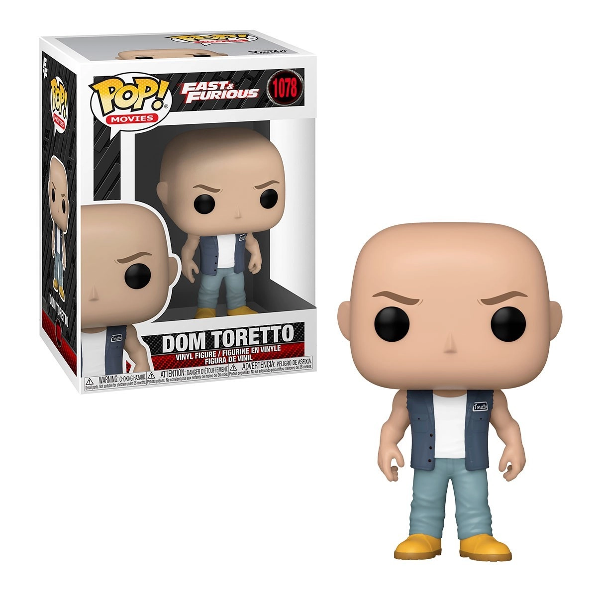 Игровая фигурка FUNKO POP! ДОМИНИК (Dom Toretto) Fast&Furious #1078, бренду Funko - 2 - KUBIX 