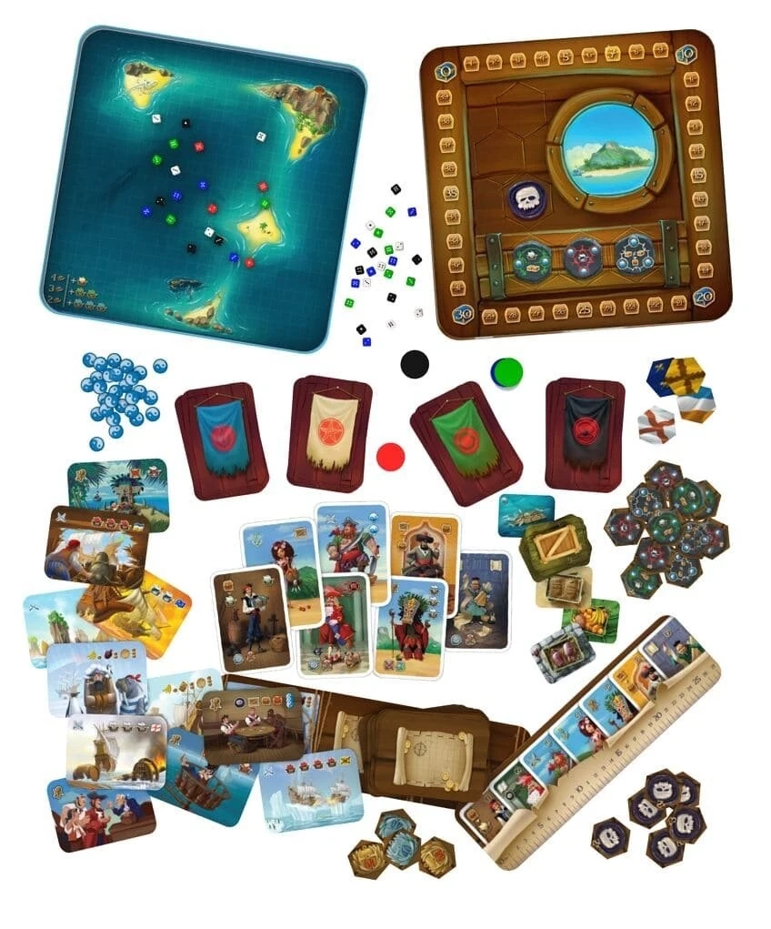 Настольная игра Пираты 7 Морей (Pirates of the 7 Seas), бренду IGAMES, для 2-4 гравців, час гри < 60мин. - 2 - KUBIX 