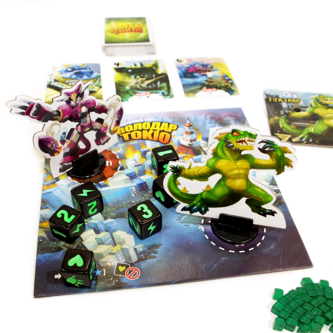 Настільна гра Володар Токіо (King of Tokyo), бренду Ігромаг, для 2-6 гравців, час гри < 30хв. - 4 - KUBIX 