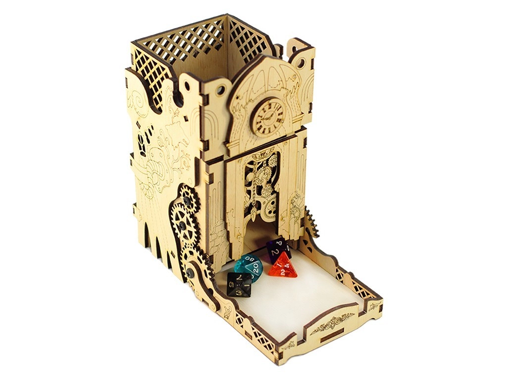 Башня для кубиков. Стимпанк (Dice Tower. Steampunk), бренду Tower Rex - KUBIX
