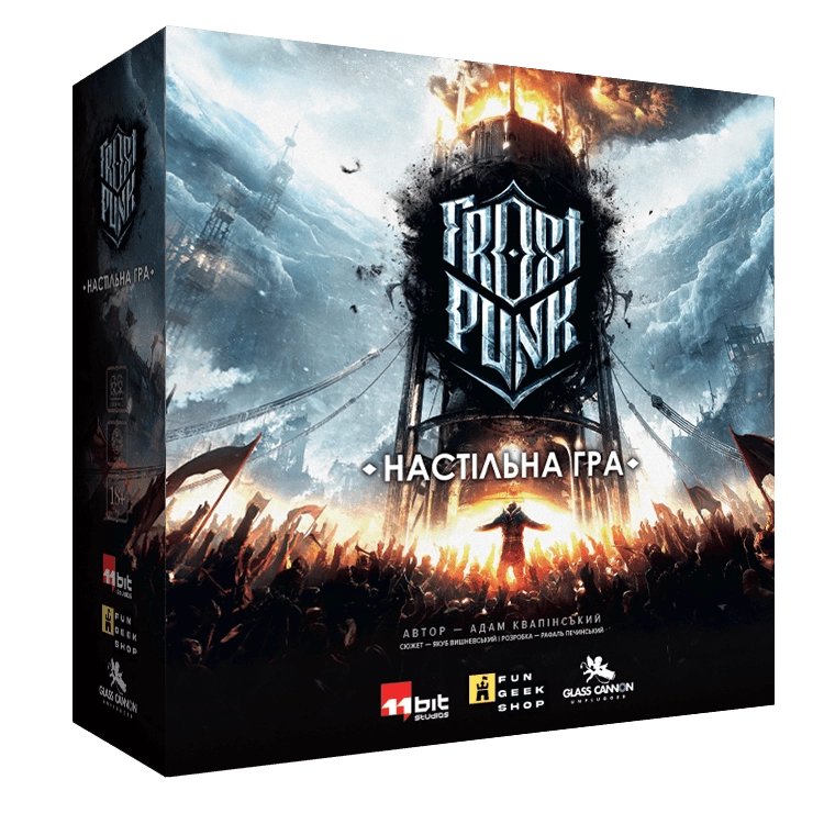 Настільна гра Фростпанк (Frostpunk: The Board Game), бренду Fun Geek Shop, для 1-4 гравців, час гри > 60хв. - KUBIX