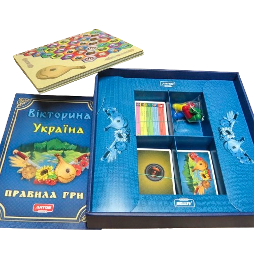 Настольная игра Викторина Украина, бренду Artos games, для 2-4 гравців, час гри < 30мин. - 3 - KUBIX 