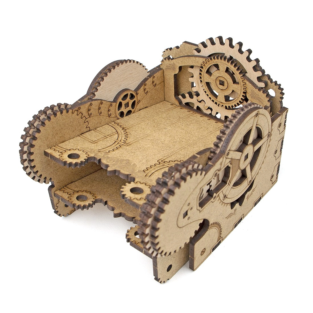 Органайзер для карт Steampunk Cardholder (Card Box Steampunk Cardholder), бренду Tower Rex - 4 - KUBIX 