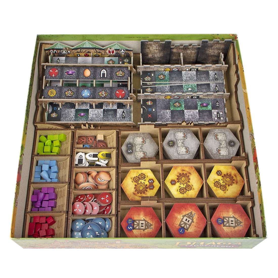 Органайзер для настільної гри Прага (Organizer for boardgame Praga Caput Regni), бренду Tower Rex - KUBIX