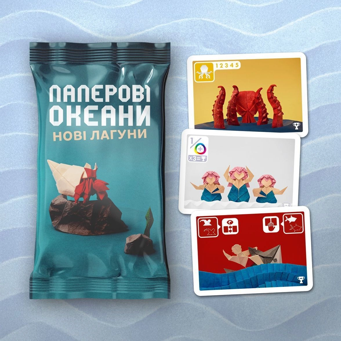 Настільна гра Паперові Океани. Нові Лагуни (Sea Salt & Paper: Extra Pepper), бренду IGAMES, для 2-4 гравців, час гри < 30хв. - 3 - KUBIX 
