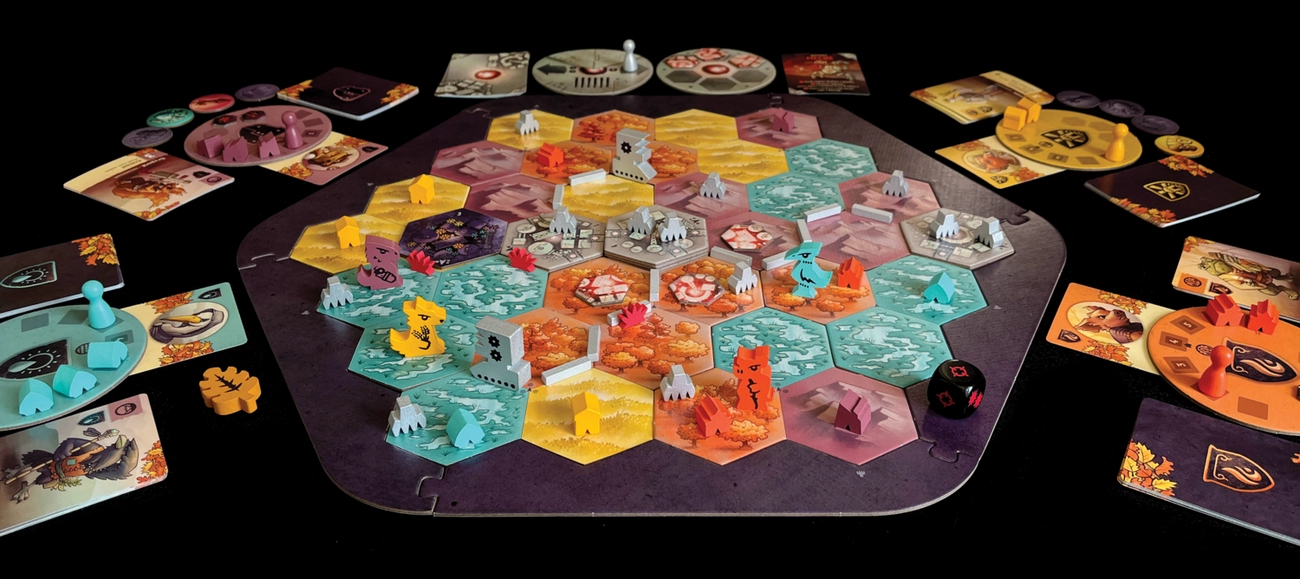 Настольная игра Оборонцы трущоб (Defenders of the Wild), бренду Geekach Games, для 1-4 гравців, час гри > 60мин. - 3 - KUBIX 