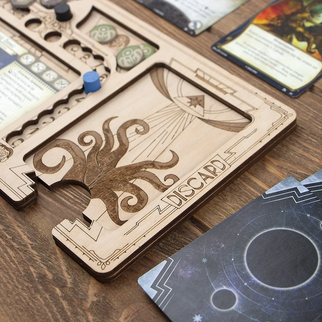 Игронайзер Планы игроков для игры Ужас Аркхэма: Карточная игра (Arkham Horror LCG Playerboards igronizer), бренду Tower Rex - 7 - KUBIX 