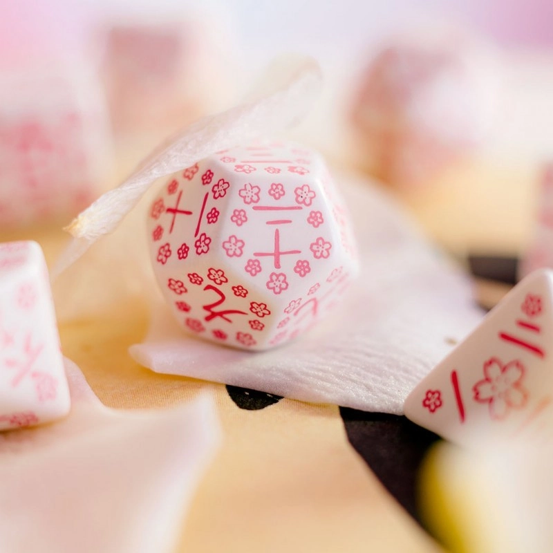 Набір кубиків Japanese Dice Set: Cherry Blossoms Petals - 3 - KUBIX 