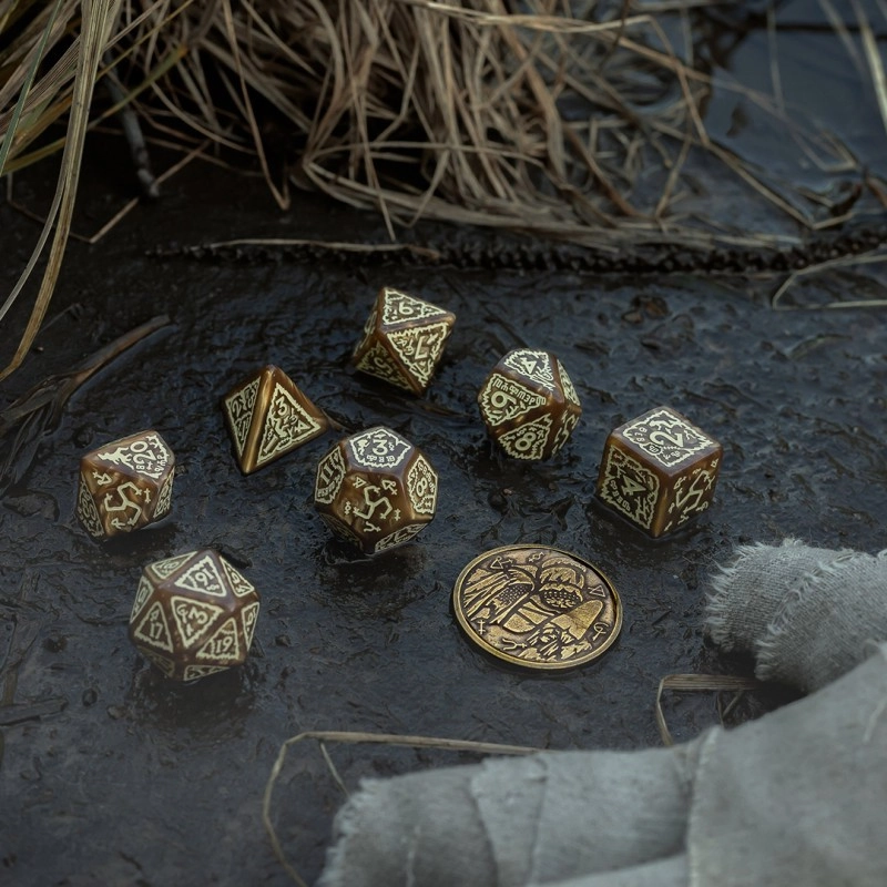 Набор кубиков The Witcher Dice Set. Crones - Weavess - 3 - KUBIX 