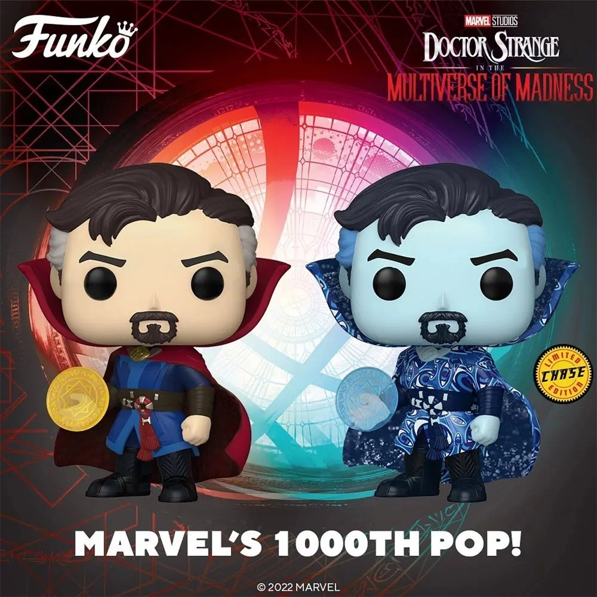 Игровая фигурка FUNKO POP! ДОКТОР СТРЭНДЖ (Doctor Strange) Doctor Strange in the Multiverse of Madness: #1000, бренду Funko - 4 - KUBIX 