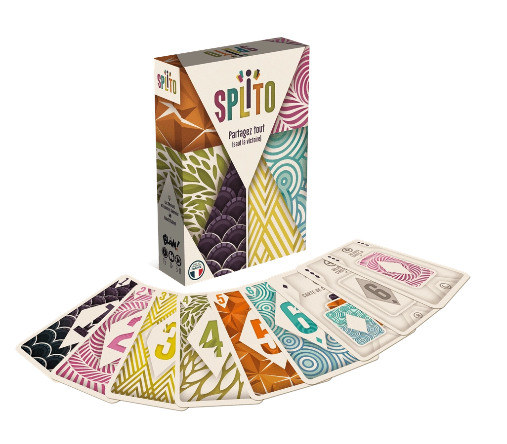 Настольная игра Спліто (Splito), бренду Geekach Games, для 3-8 гравців, час гри < 30мин. - 3 - KUBIX 