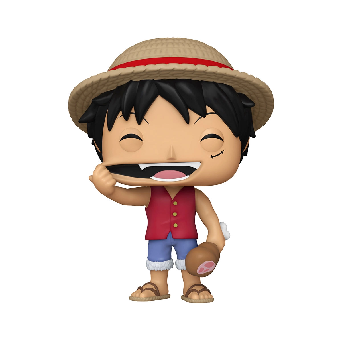 Ігрова фігурка Funko POP! Луффі, що посміхається (Monkey D. Luffy with Meat) One Piece: #1771, бренду Funko - 2 - KUBIX 