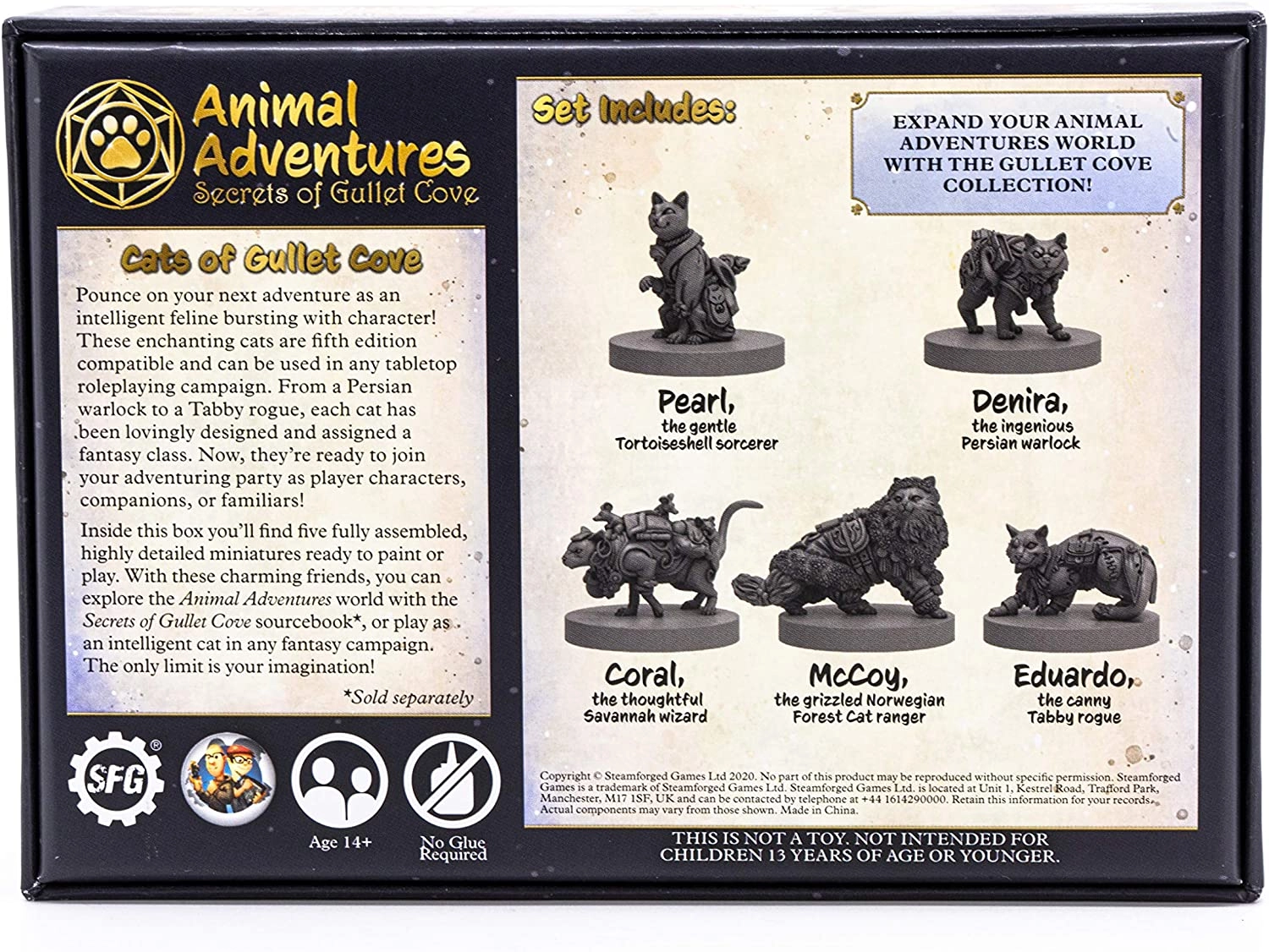 Животные приключения: Коты Заливa Глотки, бренду Steamforged Games Ltd. - 2 - KUBIX 