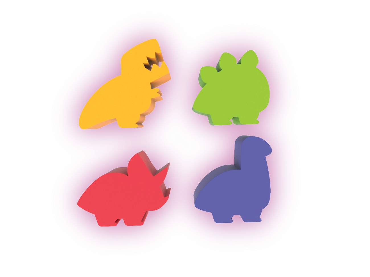 Настольная игра Малые веселые динозавры (Happy Little Dinosaurs), бренду Geekach Games, для 2-4 гравців, час гри < 30мин. - 6 - KUBIX 