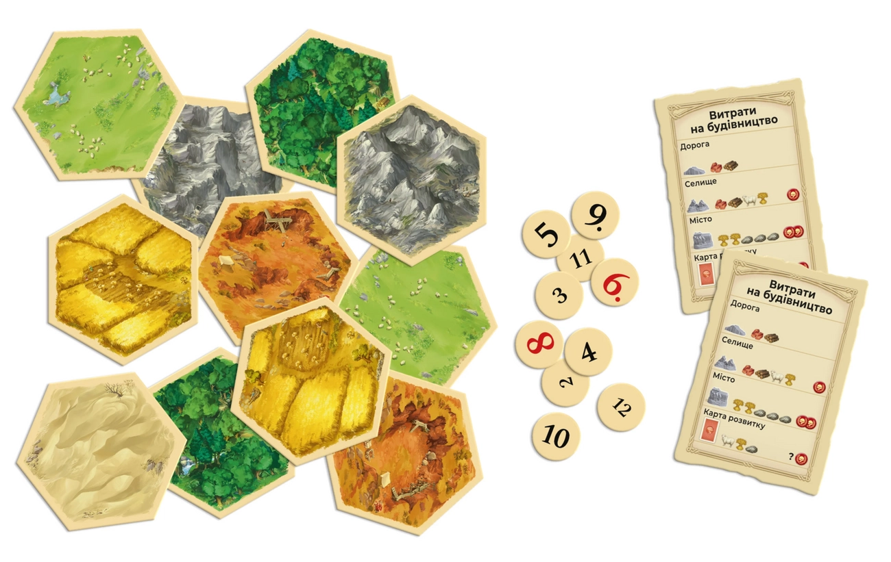 Настольная игра CATAN Дополнение для 5-6 игроков (Catan: 5-6 Player Extension), бренду Rozum, для 3-6 гравців, час гри > 60мин. - 2 - KUBIX 