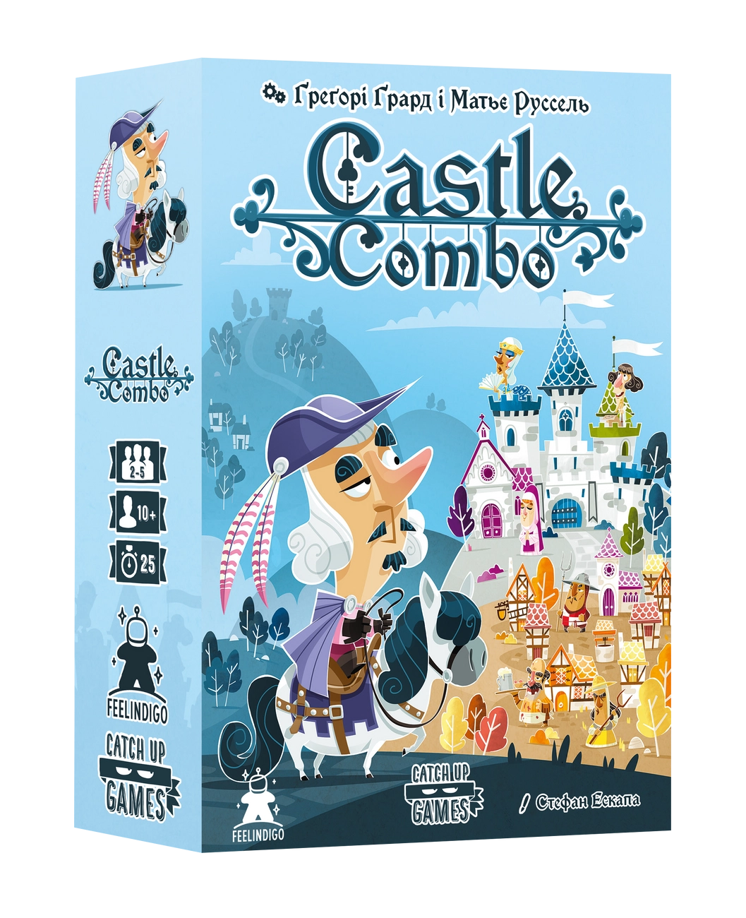 Настольная игра Крепость Комбо (Castle Combo), бренду Feelindigo, для 2-5 гравців, час гри < 30мин. - KUBIX