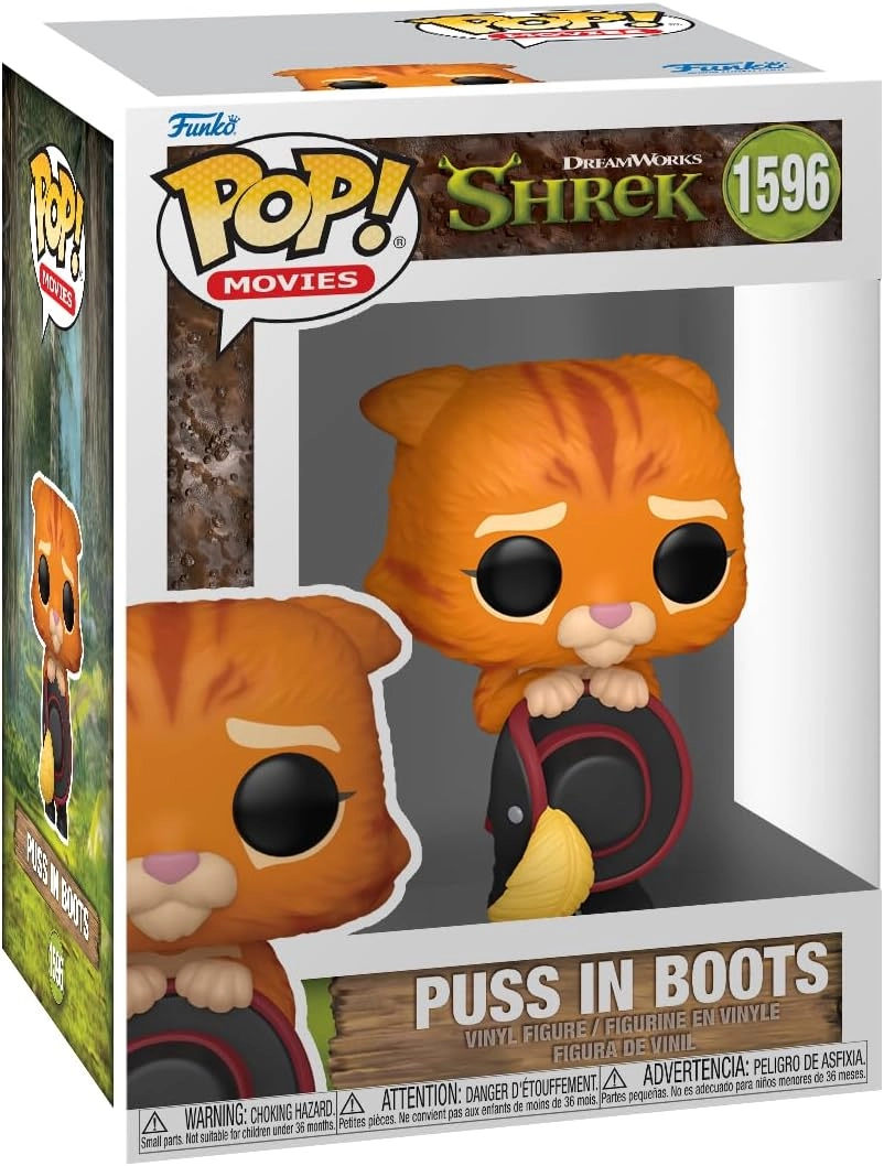 Игровая фигурка FUNKO POP! Кот в сапогах (Puss in Boots) Movies: Шрек #1596, бренду Funko - KUBIX