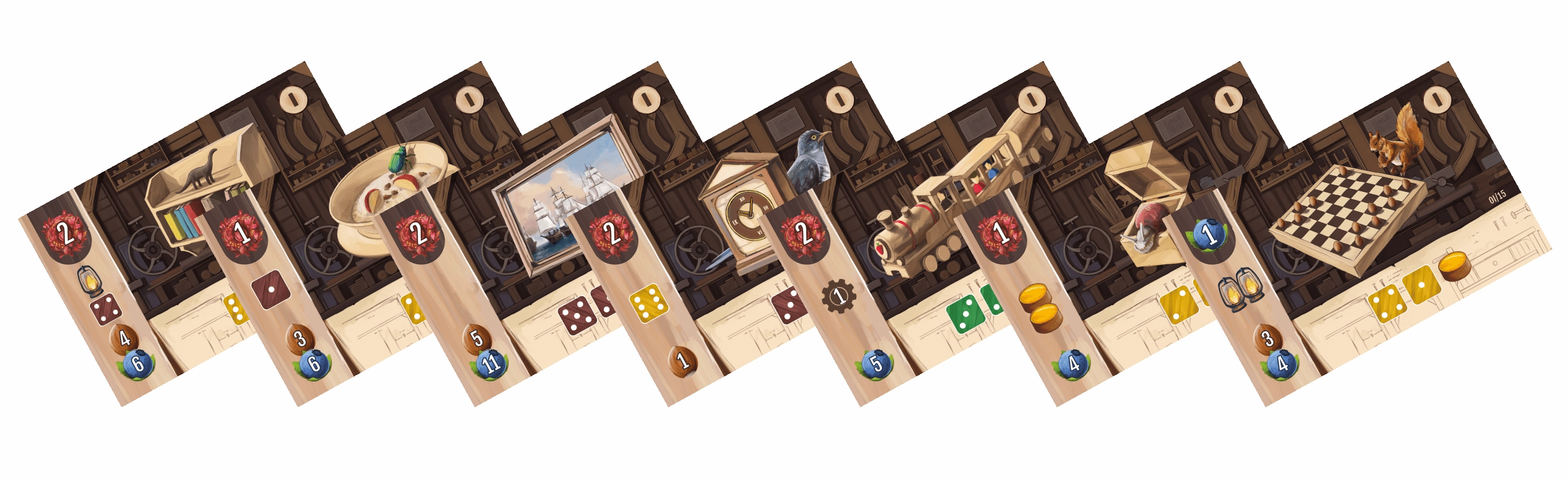 Настольной игры Мастерская (Woodcraft) , бренду Rozum, для 1-4 гравців, час гри > 60мин. - 7 - KUBIX 
