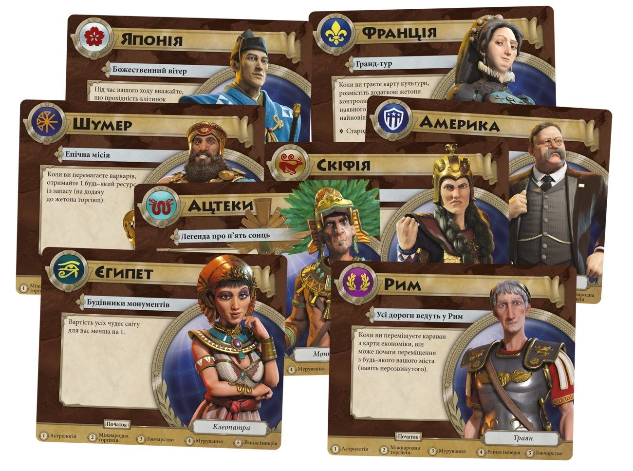 Настільна гра Цивілізація. Новий світанок (Civilization: A New Dawn), бренду Geekach Games, для 2-4 гравців, час гри < 60хв. - 3 - KUBIX 