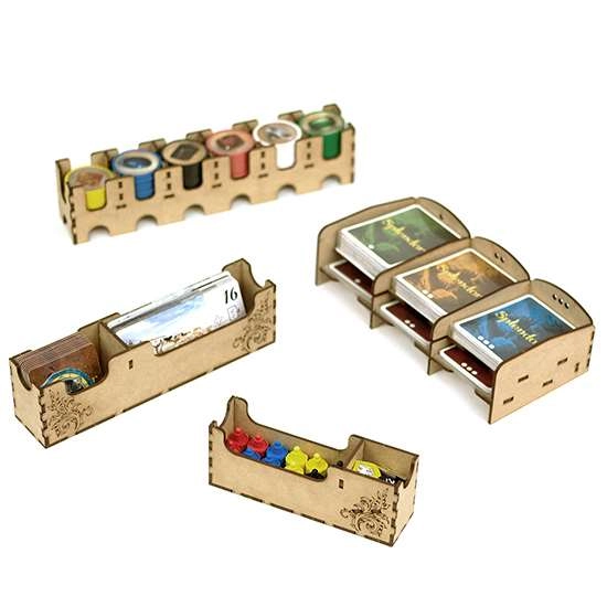  Органайзер для настільної гри Розкіш (Organizer for boardgame Splendor), бренду Tower Rex - 2 - KUBIX 