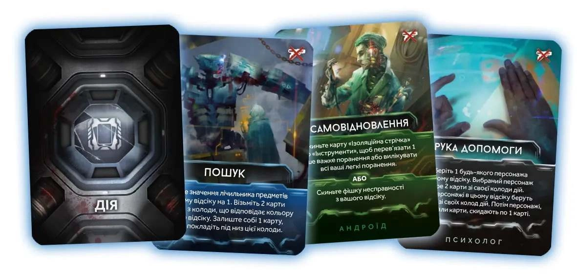 Настільна гра Немезида. Наслідки (Nemesis: Aftermath), бренду Geekach Games, для 1-5 гравців, час гри < 60хв. - 6 - KUBIX 