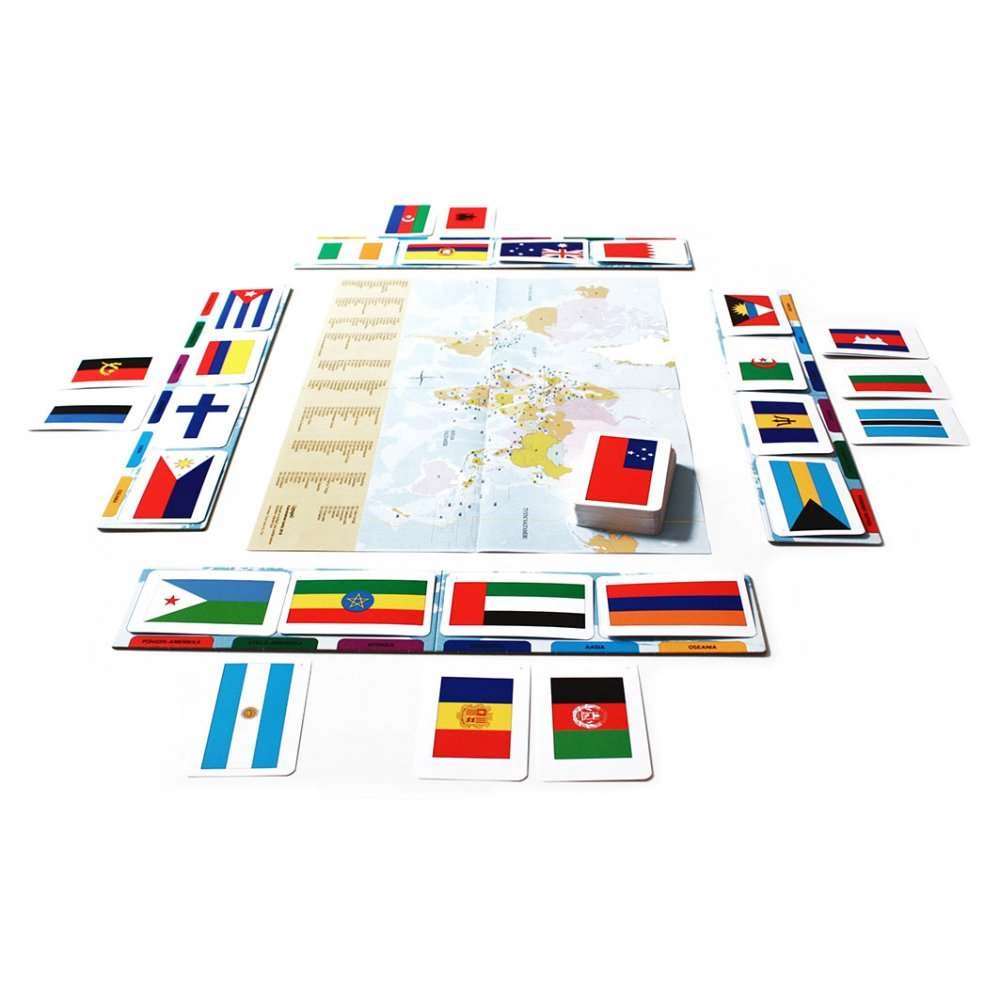 Настільна гра Прапори світу (Flags of the World), бренду Tactic, для 2-6 гравців, час гри < 30хв. - 3 - KUBIX 