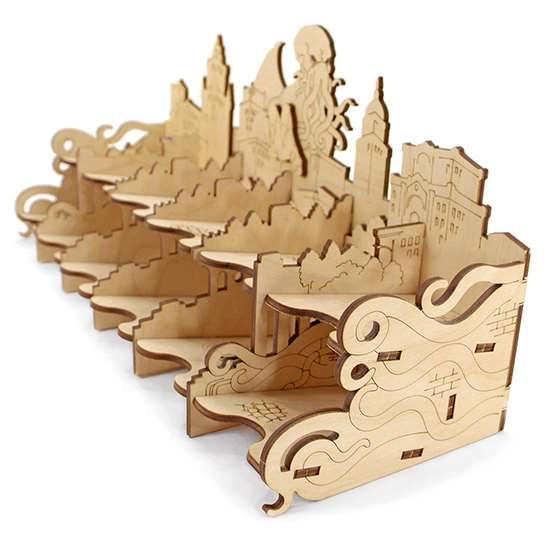  Органайзер Ктулху на 12 колод (Card Holder for Arkham Horror, Eldritch Horror), бренду Tower Rex - KUBIX