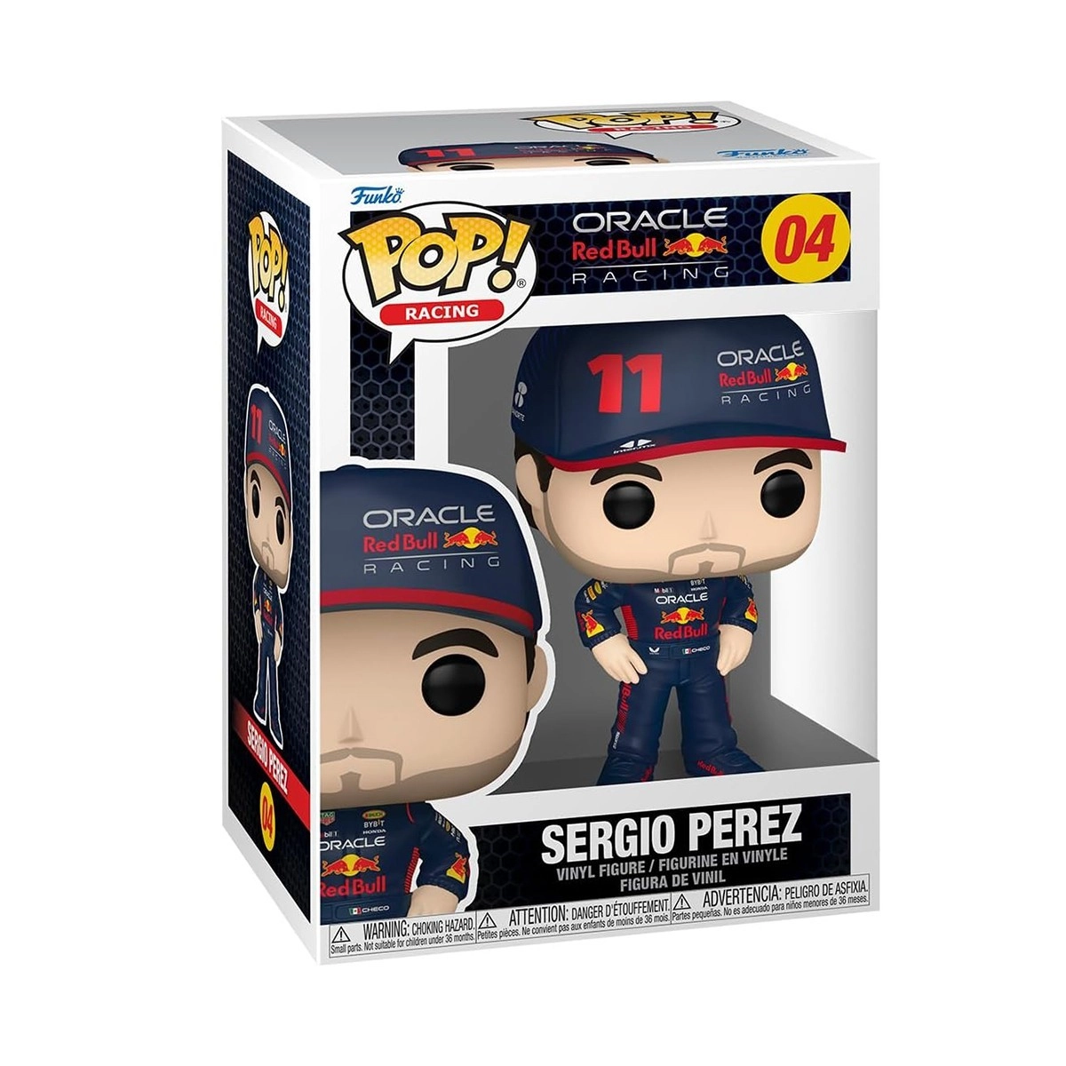 Игровая фигурка FUNKO POP! СЕРХИО ПЕРЕС (Sergio Perez) Formula 1: #04, бренду Funko - 3 - KUBIX 