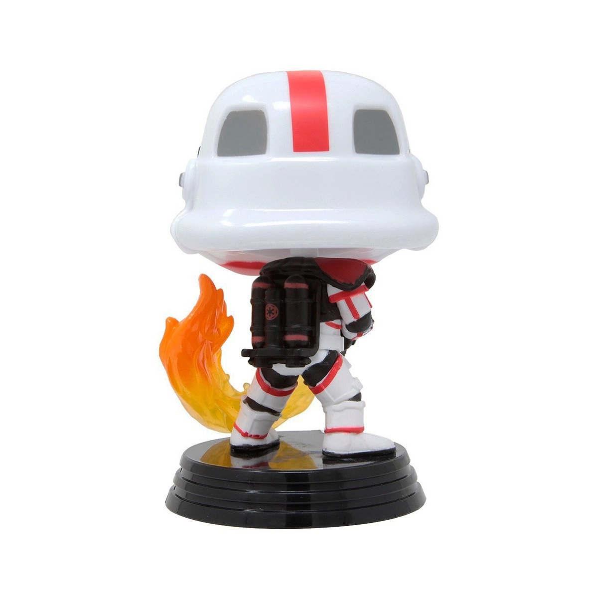 Игровая фигурка FUNKO POP! ШТУРМОВИК С ВОГНЕМЁТОМ (Incinerator Stormtrooper) Star Wars: Mandalorian #350, бренду Funko - 3 - KUBIX 