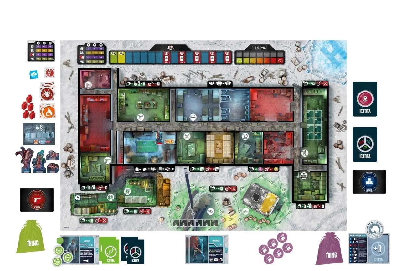 Настольная игра «Существо (The Thing)», бренду Geekach Games, для 1-8 гравців, час гри < 60мин. - 3 - KUBIX 