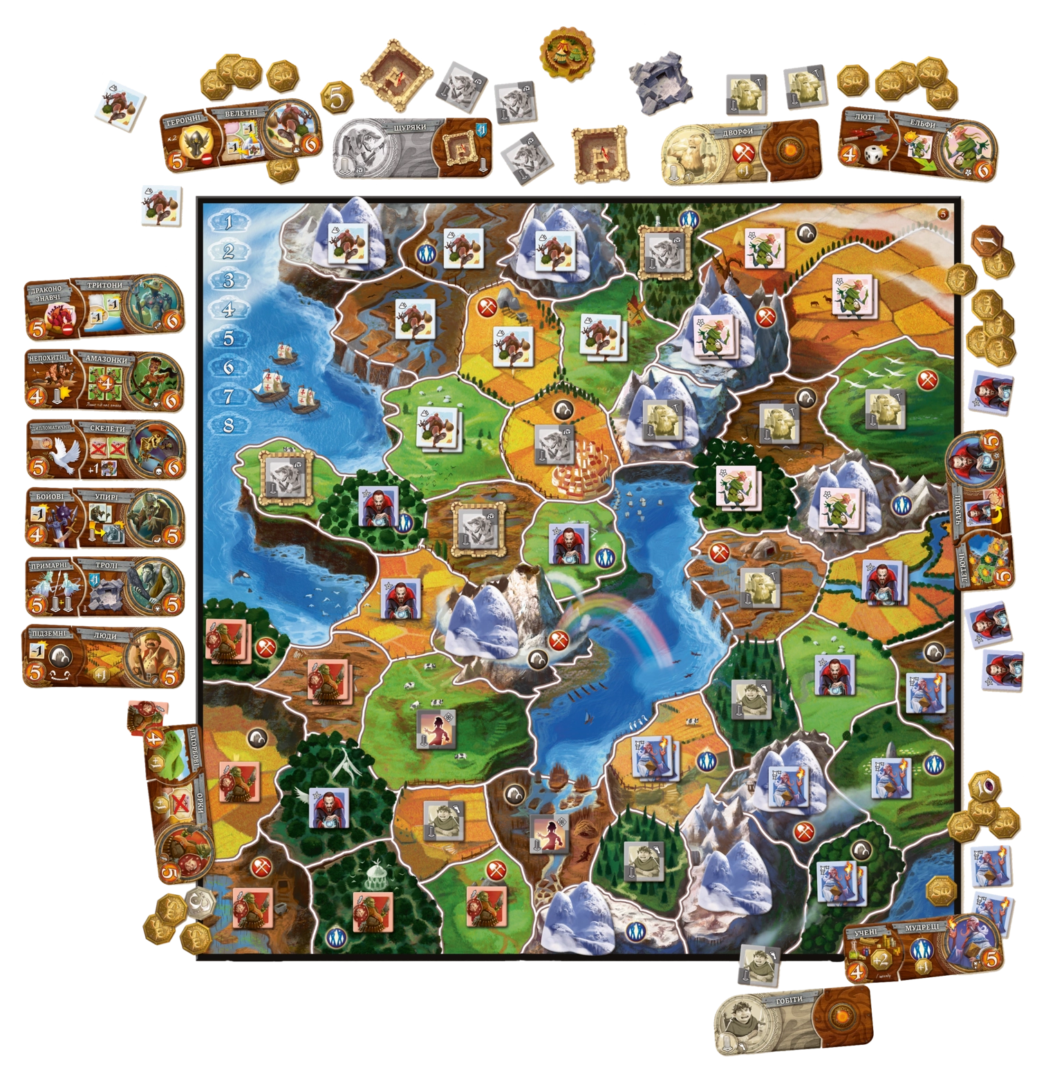 Настільна гра Маленький світ (Small World), бренду Lord of Boards, для 2-5 гравців, час гри < 60хв. - 3 - KUBIX 