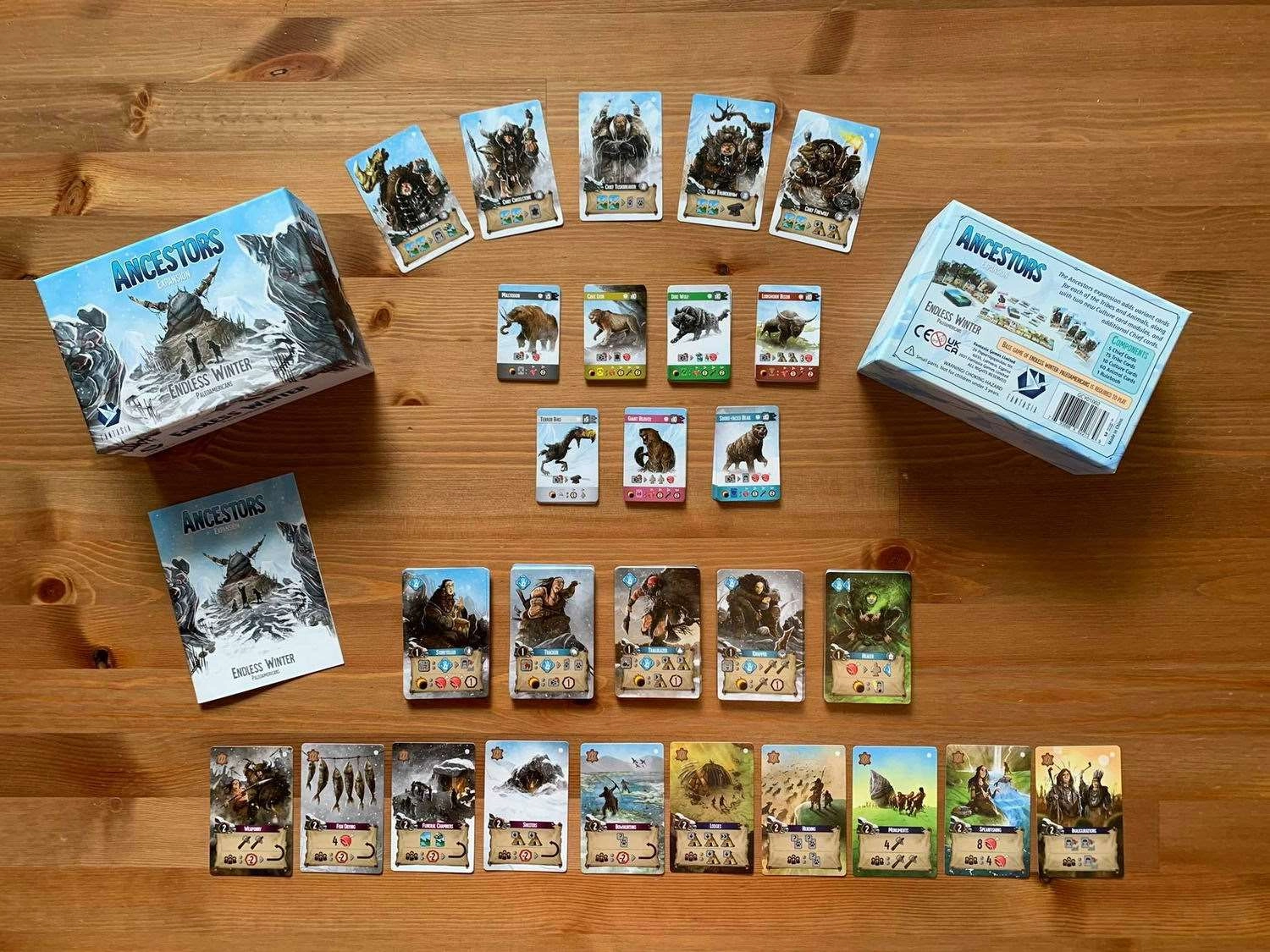 Настільна гра Нескінченна Зима. Пращури (Endless Winter: Ancestors), бренду Ігромаг, для 1-4 гравців, час гри < 60хв. - 3 - KUBIX 