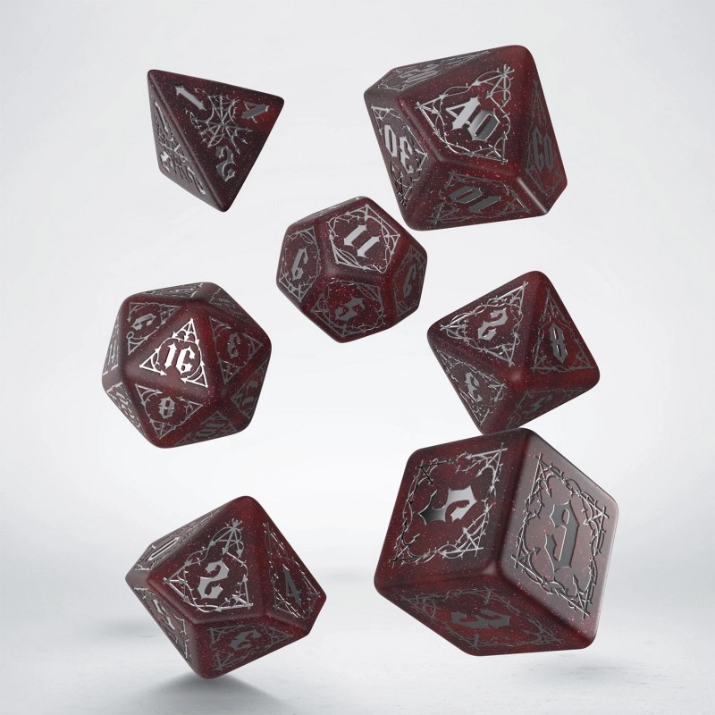 Набор кубиков Bloodsucker Scarlet Dice Set (7), бренду Q-Workshop - 2 - KUBIX 