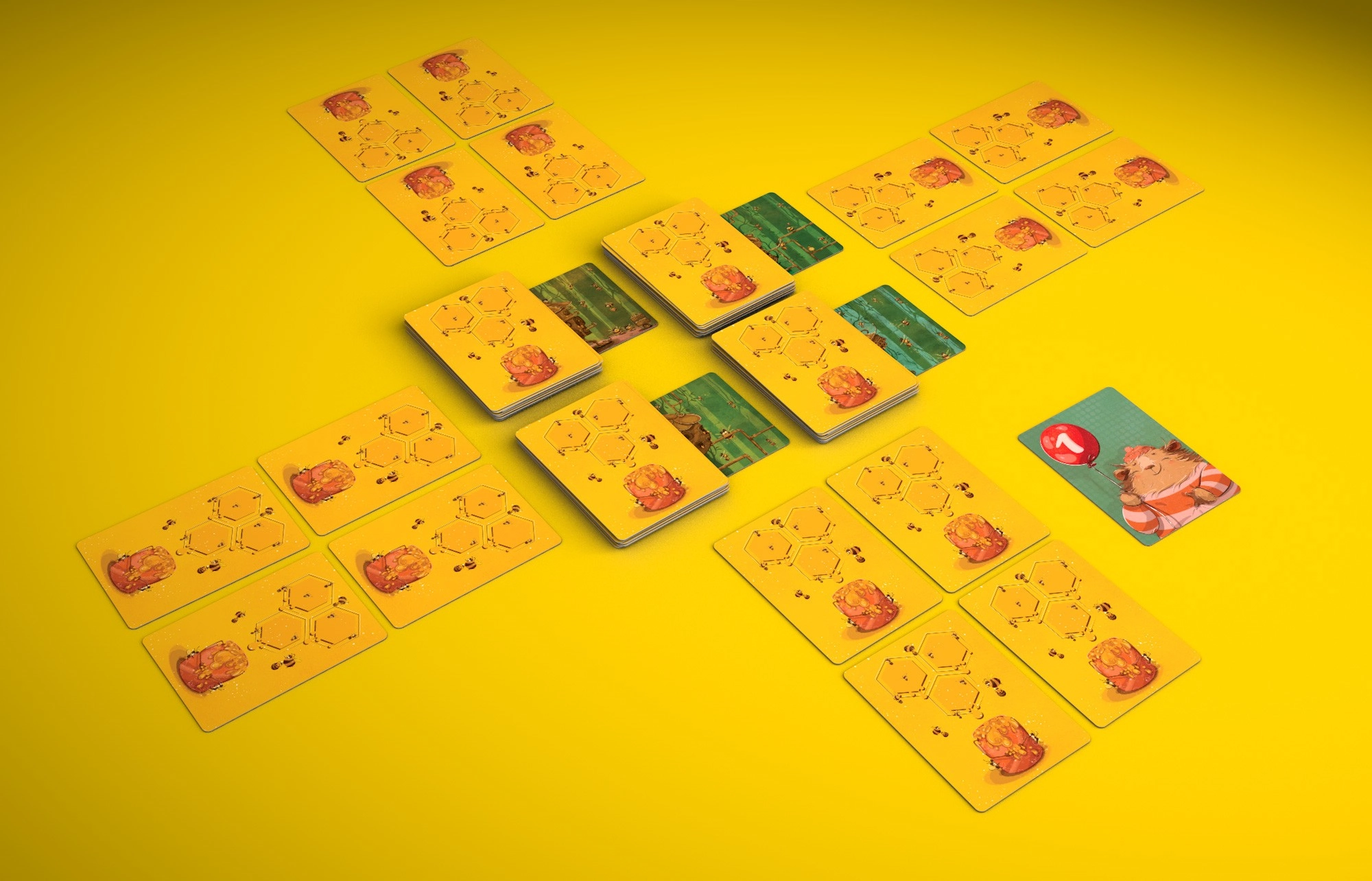 Настольная игра Медовая приключение (Honey adventure), бренду Geekach Games, для 2-6 гравців, час гри < 30мин. - 8 - KUBIX 