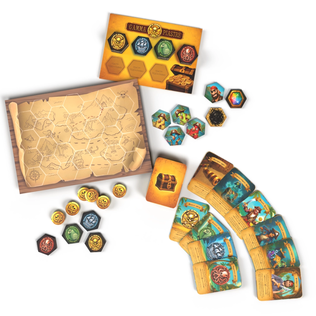 Настольная игра Gamma Piastre, бренду Playdoca, для 2-2 гравців, час гри < 30мин. - 3 - KUBIX 