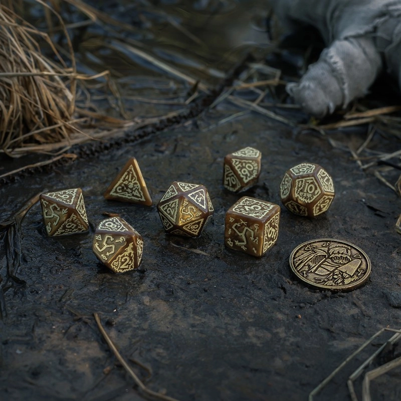 Набор кубиков The Witcher Dice Set. Crones - Weavess - 4 - KUBIX 