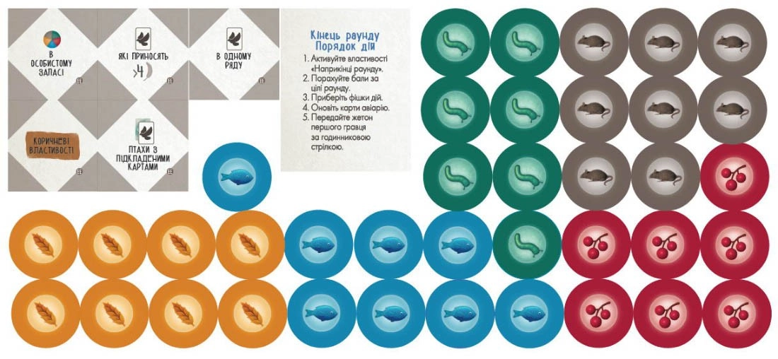 Настільна гра Крила. Птахи Європи (Wingspan: European Expansion), бренду Ігромаг, для 1-5 гравців, час гри < 60хв. - 6 - KUBIX 