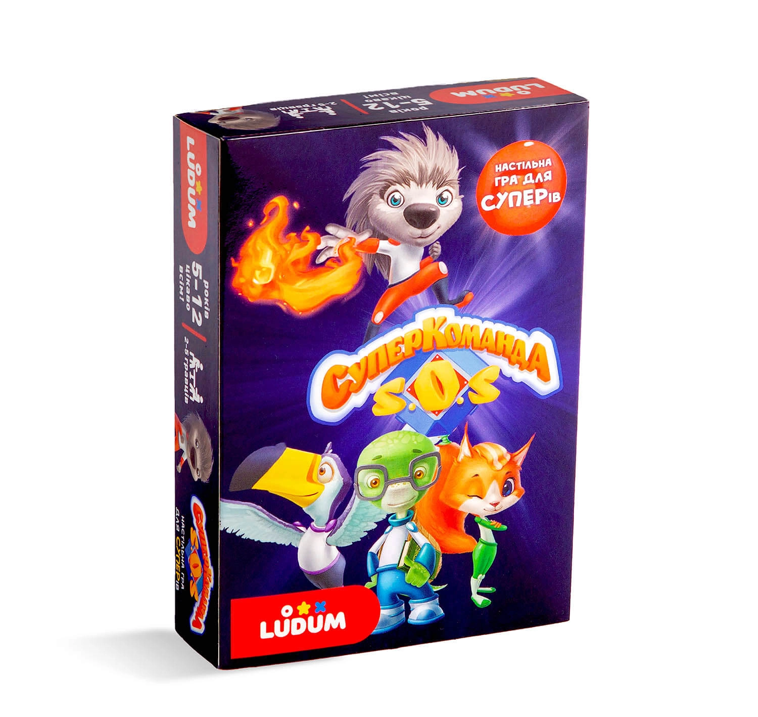 Настольная игра Суперкоманда SOS, бренду Ludum (Magdum), для 2-5 гравців - KUBIX