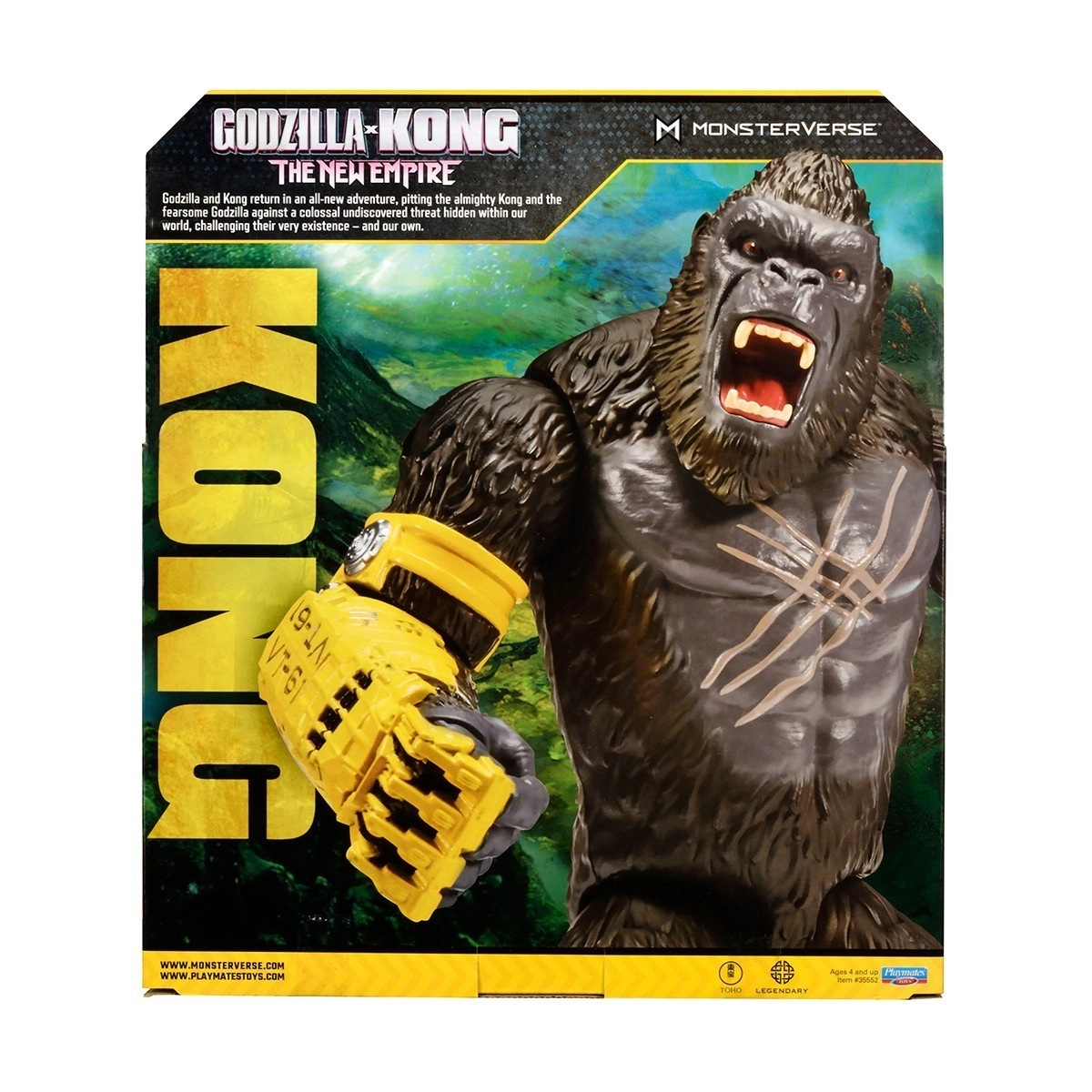 Фигурка GODZILLA X KONG – КОНГ ГИГАНТ СО СТАЛЬНОЙ ЛАПОЙ (28 см), бренду MonsterVerse - 5 - KUBIX 