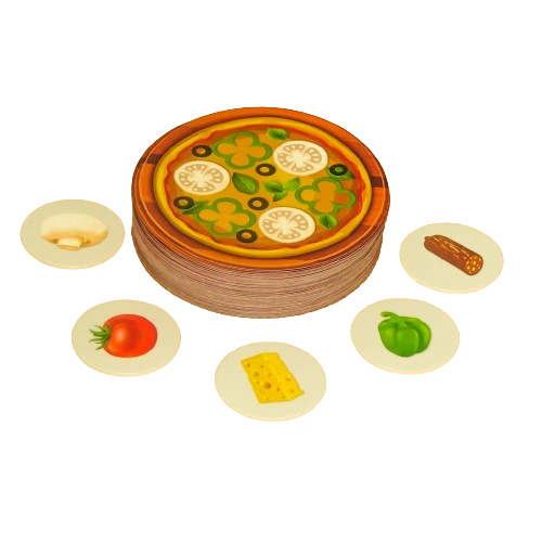 Настільна гра Піца (Pizza), бренду Artos games, для 2-8 гравців, час гри < 30хв. - 3 - KUBIX 