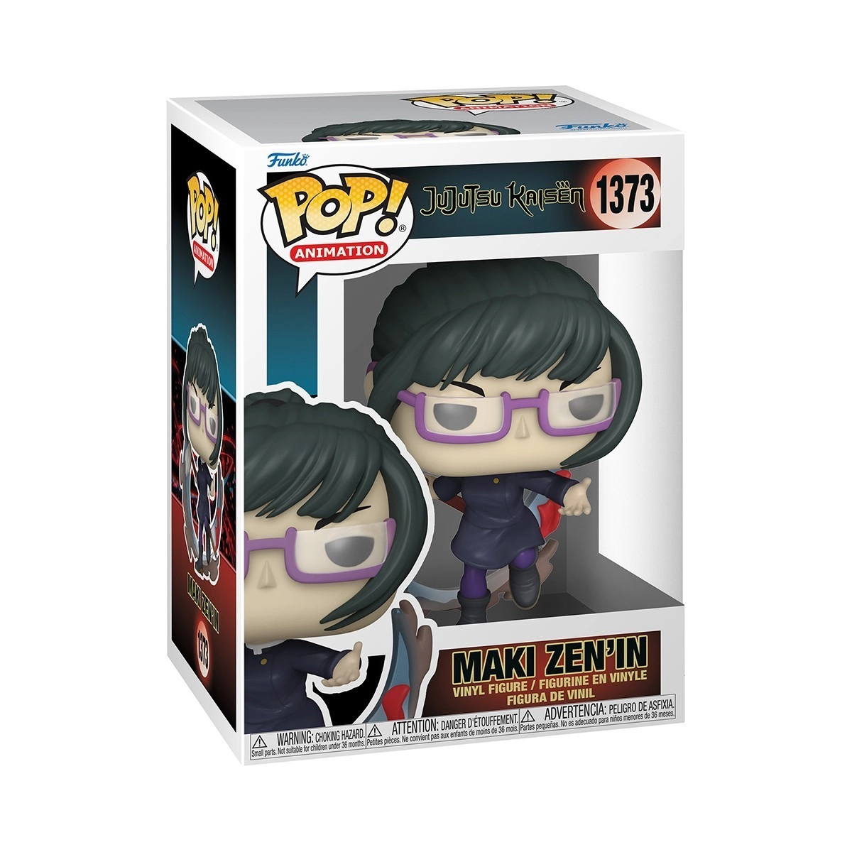 Игровая фигурка FUNKO POP! МАКИ ЗЕН'ИН (Maki Zen'in) Jujutsu Kaisen: #1373, бренду Funko - 3 - KUBIX 