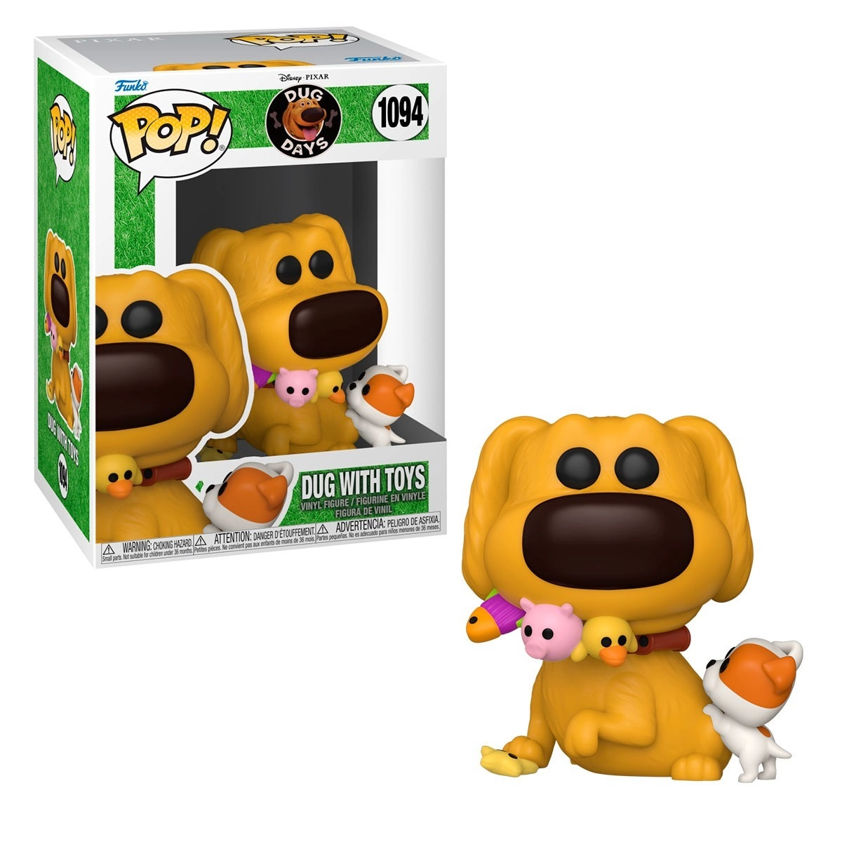 Ігрова фігурка FUNKO POP! ДАҐ З ІГРАШКАМИ (Dug with toys) Dug days #1094, бренду Funko - 3 - KUBIX 